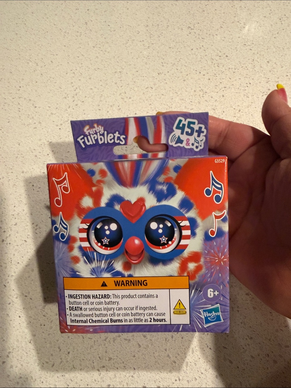 Hasbro Furby Furblets Red, White & Blue Plush Pack